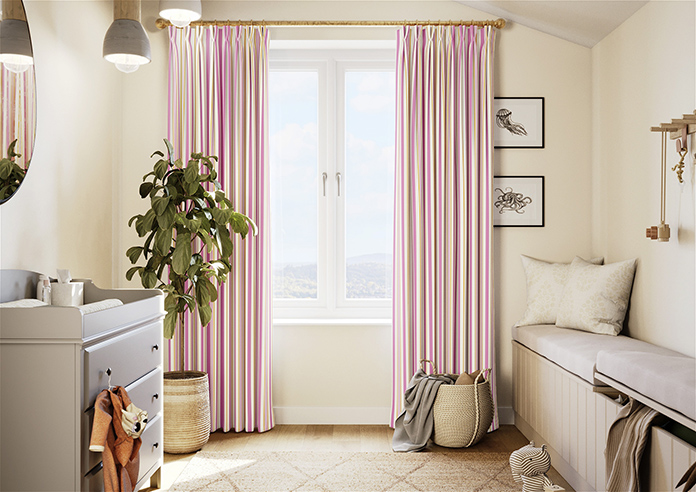 The British Stripe Co. George, Notting Hill No.1 - Made to Measure Curtains - Image 3